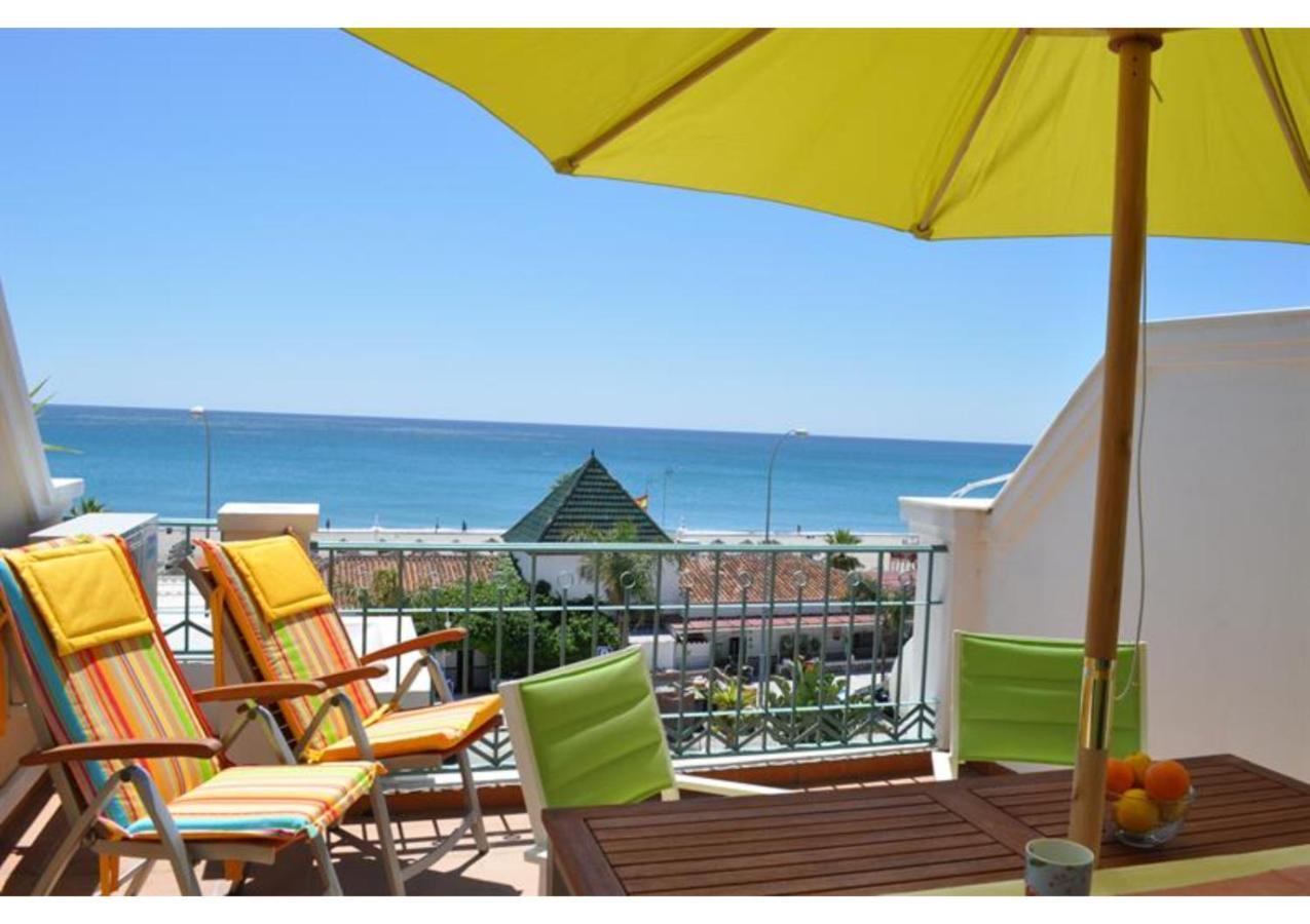 Sunny Apartment On Burriana Beach Nerja Exteriör bild