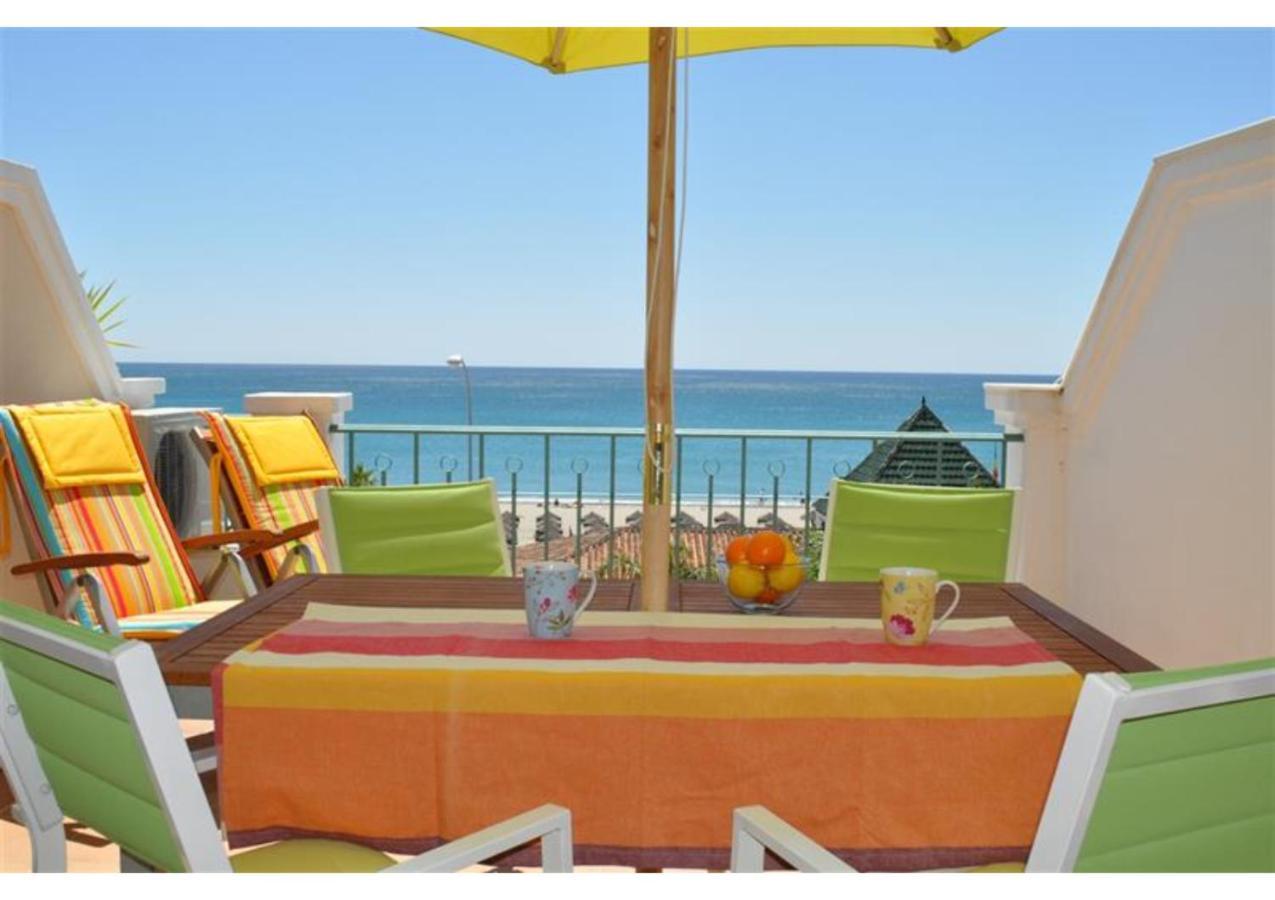 Sunny Apartment On Burriana Beach Nerja Exteriör bild